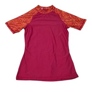 Mountain Warehouse Women's Pink and Orange Swim Top